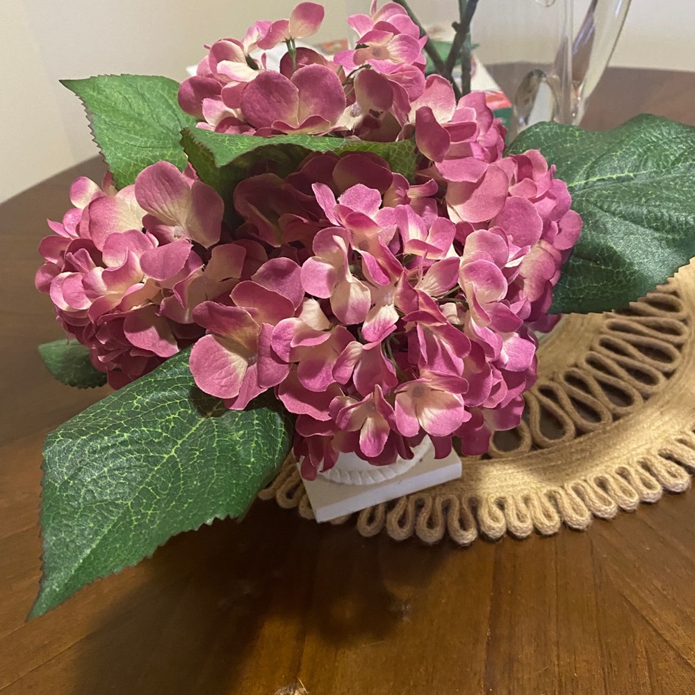 Hydrangea floral arrangement